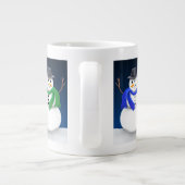 Mok met Kerstmis Snowman Jumbo (Achterkant)