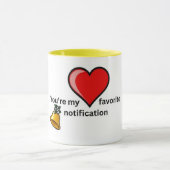 Mok met kleur aan de binnenkant (Midden)