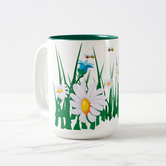 Mok met kleur binnenin (Voorkant links)