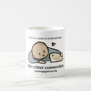 Mok met kleur logo en website