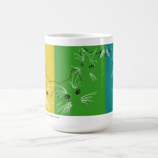 Mok met kleuren en kittens (Center)