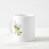 Mok met Koppeltje Lieve Kikkers (Voorkant links)