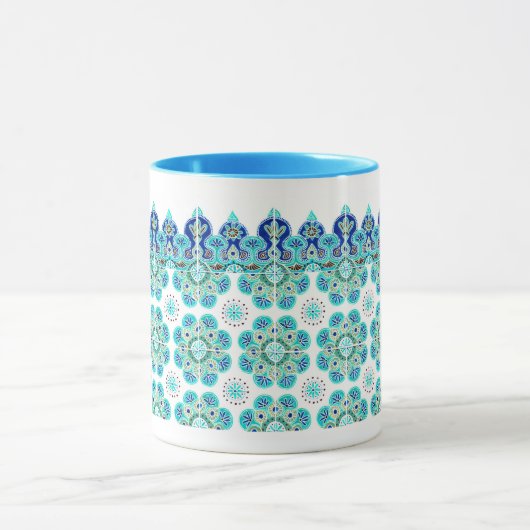 Mok met landelijk huisje design (Midden)