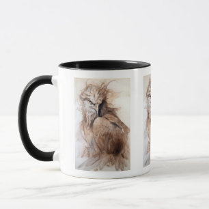 Mok met leuk dier, esthetische mok, cadeau voor di