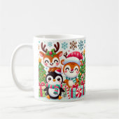 mok met leuke kerstpersonages (Links)