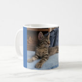 Mok met leuke kitten (Voorkant links)