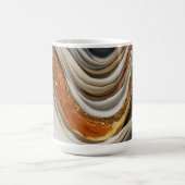 Mok met levendig sinaasappel en grijs tinten ontwe (Center)