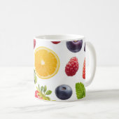 Mok met levendige afbeeldingen van vruchten (Voorkant rechts)