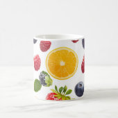 Mok met levendige afbeeldingen van vruchten (Center)