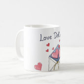 Mok met 'Levering van Liefde' (Voorkant links)