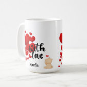 Mok met liefde persoonlijk gemaakt (Voorkant links)