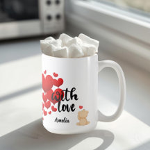 Mok met liefde persoonlijk gemaakt