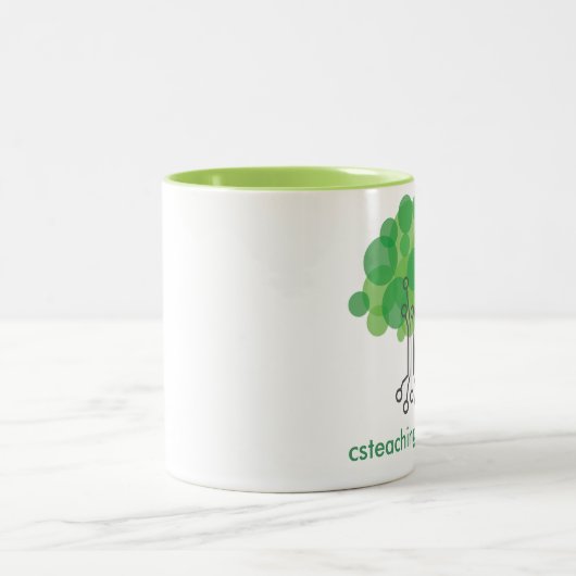 Mok met Lime Green Inside - links (Center)