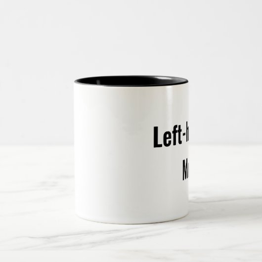 Mok met linkshandige tweetone koffie (Center)