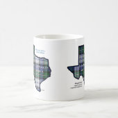 Mok met Loch Lonach Mysteries Tartan Texas Logo (Center)