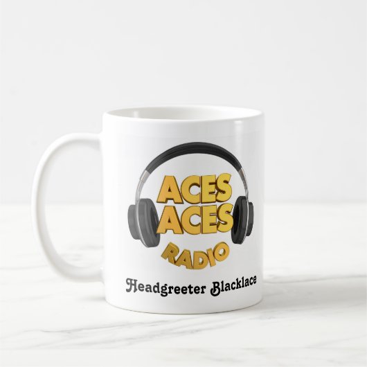 mok met logo Aces Blacklace (Links)