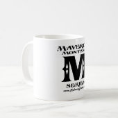 mok met Maverick Montana logo (Voorkant links)