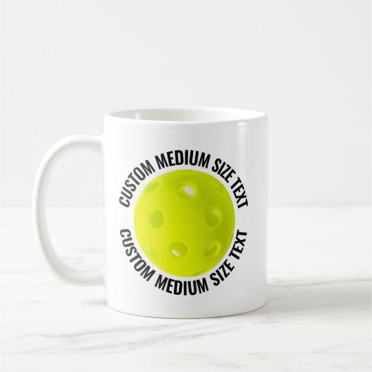 Mok met medium formaat tekst 330ml Persoonlijke Pi (Links)