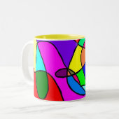 mok met meerdere kleuren (Voorkant links)