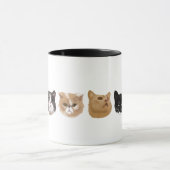 Mok met meerdere portretten (Midden)