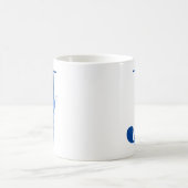 Mok met Monogram Floral Letter J (Center)