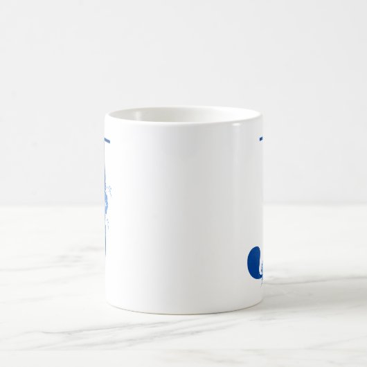 Mok met Monogram Floral Letter J (Center)