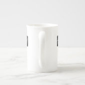 Mok met monogram: Letter "T" (Achterkant)