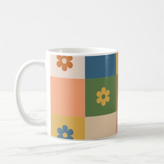 Mok met mooi bloemmotief (Links)