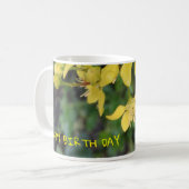 Mok met mooie bloemen (Voorkant links)