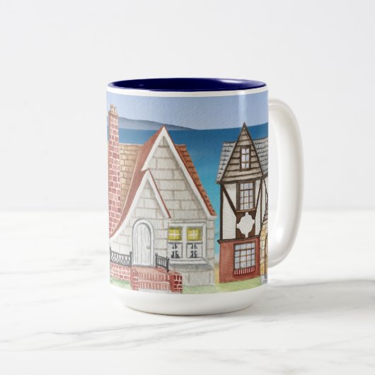 Mok met mooie startpunten op het strand (Voorkant rechts)