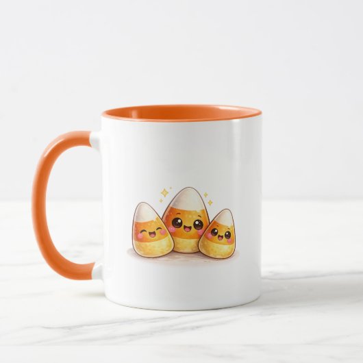 Mok met Moppige Baby Kuikens (Links)