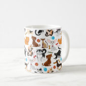 Mok met Moppige Katten en Honden (Voorkant rechts)