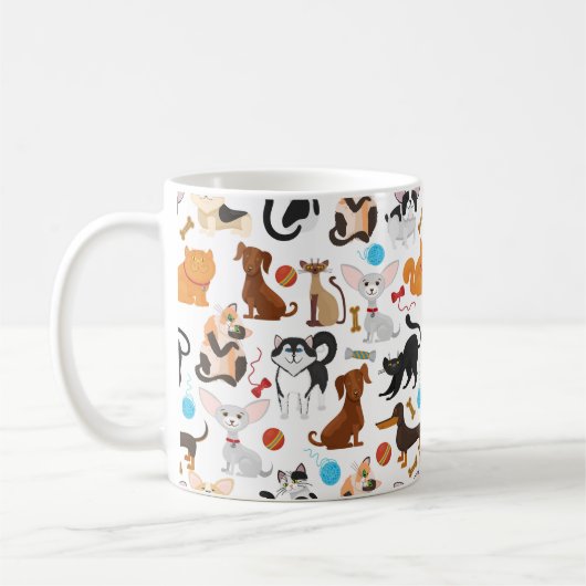 Mok met Moppige Katten en Honden (Links)