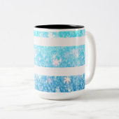 Mok met mousserende sneeuwstripper (Voorkant rechts)