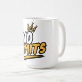 Mok met 'No Limits Crown'-grafiek (Voorkant rechts)