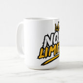 Mok met 'No Limits Crown'-grafiek (Voorkant links)