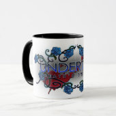 Mok met onderliggende Ringer (Voorkant links)