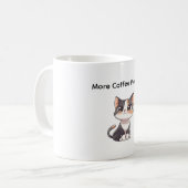 Mok Met Ontwerp Kat  (Voorkant links)