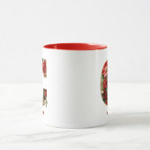Mok met op maat gemaakt sierlijk monogram C, kerst (Midden)
