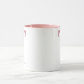 Mok met op maat gemaakte naam Roos Bloemmotief Ges (Midden)