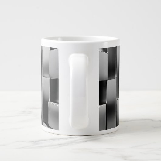 mok met optical illusion (Achterkant)