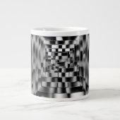 mok met optical illusion (Voorkant)