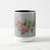 mok met originele foto van veranderende bladeren (Midden)