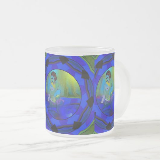 Mok met originele kunst (Voorkant rechts)