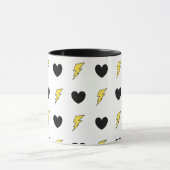 Mok met originele kunst "Harten en Bolten" (Midden)