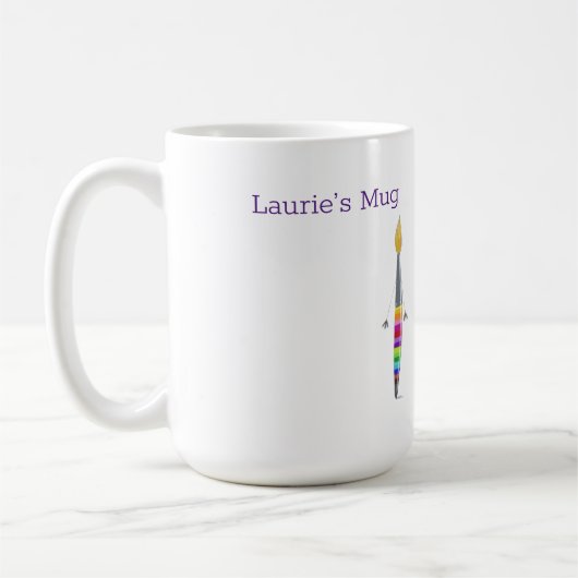 Mok met penseel (Links)