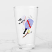 Mok met Pickleball Glas (Achterkant)
