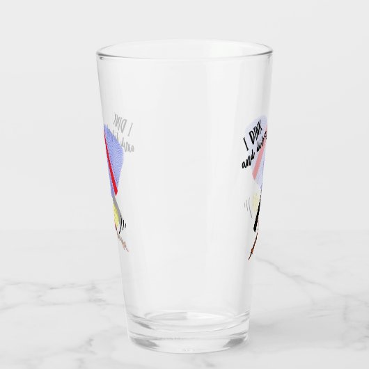 Mok met Pickleball Glas (Links)