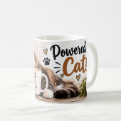 Mok met 'Powered by Cats' (Voorkant rechts)