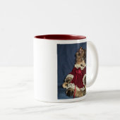 Mok met prettige kerstcadeaus (Voorkant rechts)